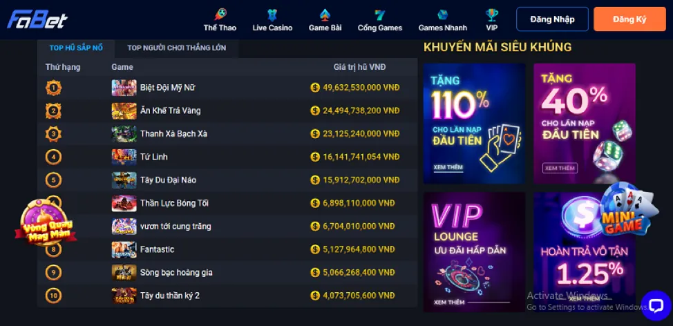 Hoàn trả thể thao và casino new88 info